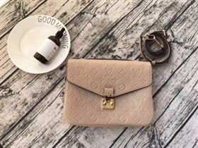 Louis Vuitton Monogram Empreinte POCHETTE METIS M43737 Apricot