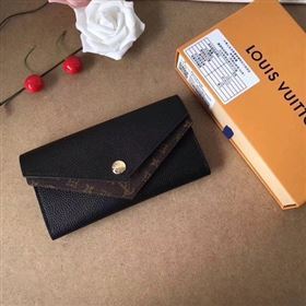 Louis Vuitton CRUISE 2017 DOUBLE V WALLET M64317 Black