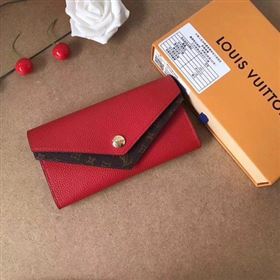 Louis Vuitton CRUISE 2017 DOUBLE V WALLET M64317 Red