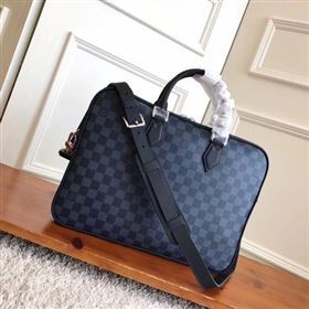 Louis Vuitton Damier Cobalt Canvas DANDY BRIEFCASE N63298