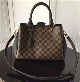 Louis Vuitton Damier Ebene Canvas BRITTANY Bag N41673 Black