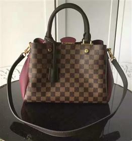 Louis Vuitton Damier Ebene Canvas BRITTANY Bag N41673 Purple