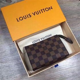 Louis Vuitton Damier Ebene Canvas TOILETRY POUCH 15 M47546