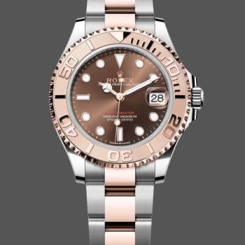 Rolex Yacht-Master 268621 Everose Bezel Chocolate Dial 37mm Unisex Watch (w15325478)