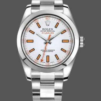 Rolex Milgauss 116400-0002 Automatic White Dial 40mm Mens Watch (w15325485)
