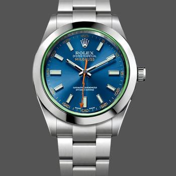 Rolex Milgauss 116400GV Stainless Steel Z-blue Dial 40mm Mens Watch (w15325523)