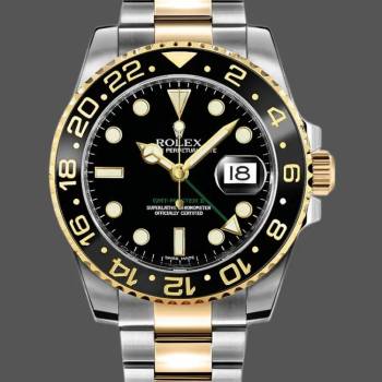 Rolex GMT-Master II 116713LN stainless steel case Black Dial 40mm Mens Watch (w15325628)