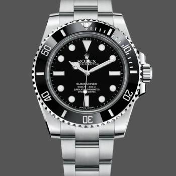 Rolex Submariner 114060 Stainless Steel Black Dial 40mm Mens Watch (w15325987)