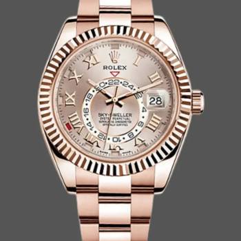 Rolex Sky-Dweller 326935 Sundust Roman Numeral Dial 42mm Mens Watch (w15326000)