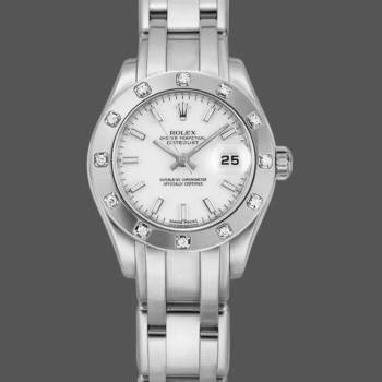 Rolex Pearlmaster 80319 White Dial 29MM Lady Watch (w15326022)