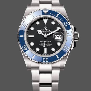 Rolex Submariner 126619LB 0003 Blue Bezel Black Dial 41mm Mens Watch (w15326102)