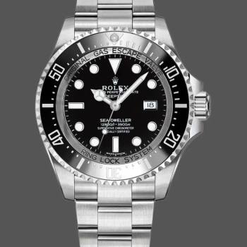 Rolex Sea-Dweller Deepsea 116660 Stainless Steel Black Dial 44MM Mens Watch (w15326122)