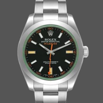 Rolex Milgauss 116400GV-0001 Stainless Steel Black Dial 40MM Mens Watch (w15326155)