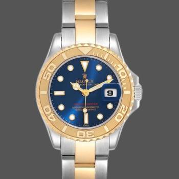 Rolex Yacht-Master 169623 Steel Yellow Gold Blue Dial 29MM Lady Watch (w15326262)