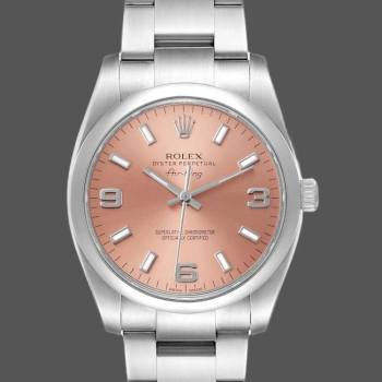 Rolex Oyster Perpetual Air-King 114200 Salmon Dial 34mm Unisex watch (w15326848)