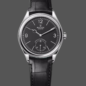 Rolex 1908 Black Dial 52509 0002 39 mm Watch (w16900091)
