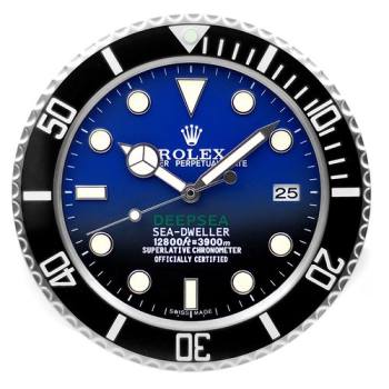 Rolex Deepsea Black & Blue Wall Clock (w21930392)
