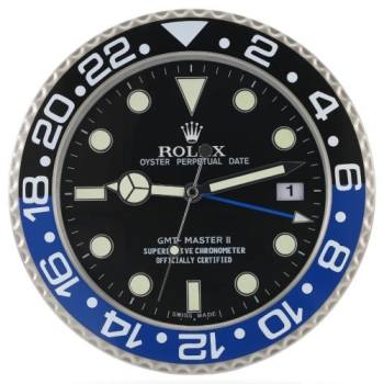 Rolex GMT Master Black & Blue Wall Clock (w21984008)