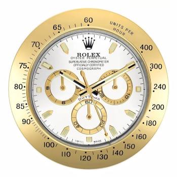 Rolex Daytona Gold & White Wall clock (w21984416)