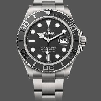 Rolex Yacht Master Black Dial Titanium 226627 0001 42mm Men Watch (w22045122)