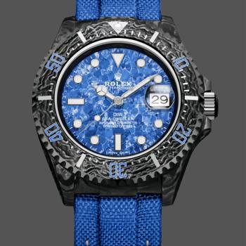 Rolex Sea Dweller Customized DiW Carbon Fiber Ocean Blue Dial (w22050446)