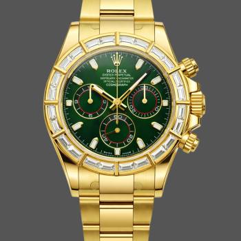Rolex Daytona 116568BR Green Dial 40mm (w23281296)