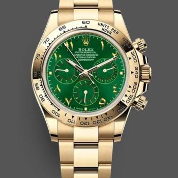 1:1 Clone Rolex Daytona 116508 Arabia Green Dial 4130 Movement (w26672365)