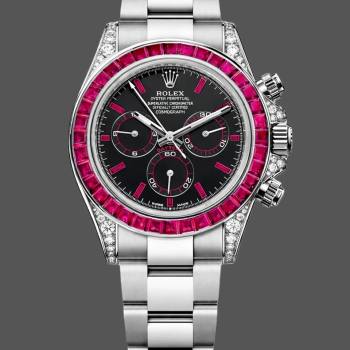 Rolex 126599TRU 1:1 Clone Daytona Ruby Bezel Watch (w26688179)