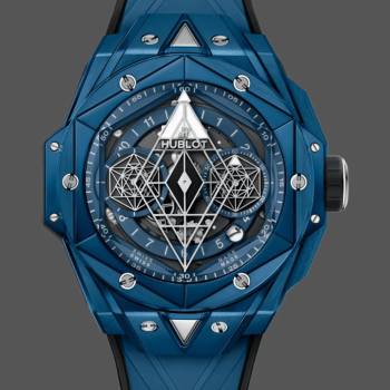 Hublot Big Bang UNICO Sang Bleu 45 Blue Ceramic 418.EX.5107.RX.MXM21 (w26705200)