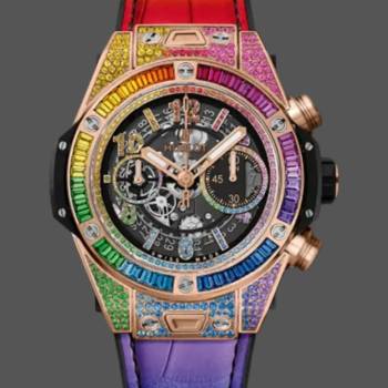 Hublot Big Bang Unico 1:1 Clone 45 Rainbow 411.OX.9910.LR.0999 Men Watch (w26705205)