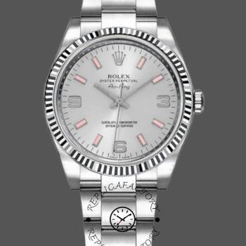 Rolex Oyster Perpetual Air-King 114234 Automatic Silver Dial 34mm Unisex watch (w15325517)