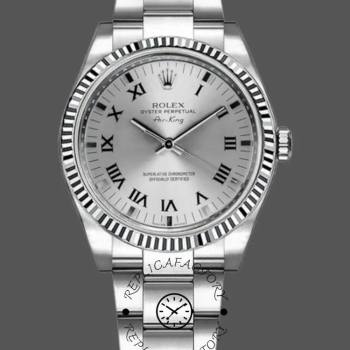 Rolex Oyster Perpetual Air-King 114234 Silver Dial 34mm Unisex watch (w15325520)