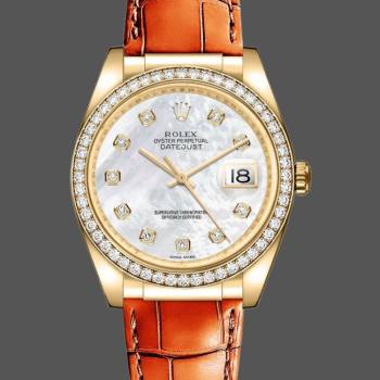 Rolex Datejust 116188 Mother of Pearl Diamond 36mm Unisex Watch (w15325532)