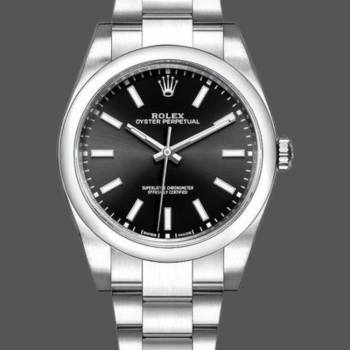 Rolex Oyster Perpetual 114300 Black Dial 39mm Mens Watch (w15325541)