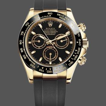 Rolex Daytona 116518LN Black Dial Yellow Gold 40mm Mens Watch (w15325555)