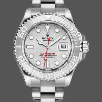 Rolex Yacht-Master 116622 Stainless Steel platinum Dial 40mm Mens Watch (w15325570)