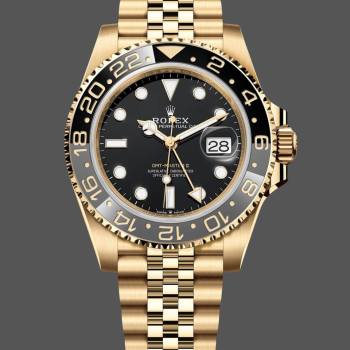Rolex GMT Master II 40mm m126718grnr 0001 Oyster Bracelet Black Dial Mens Watch (w15325574)