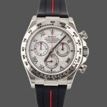 Rolex Daytona 116519MT Meteorite Dial RubberB Strap 40mm Mens Watch (w15325578)