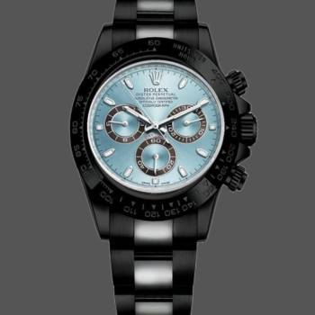 Rolex Daytona 116523 Black PVDDLC Coated Stainless Steel 40mm Mens Watch (w15325585)
