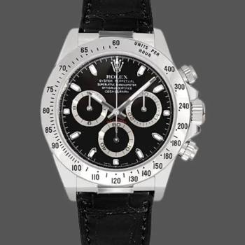 Rolex Daytona 116519 White Gold Black Dial 40mm Mens Watch (w15325600)