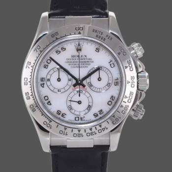 Rolex Daytona 116519 Mother of Pearl Arabic Dial 40mm Mens Watch (w15325613)