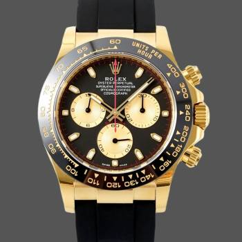 Rolex Daytona 116518LN-0039 Black Dial Rubber strap 40mm Mens Watch (w15325614)