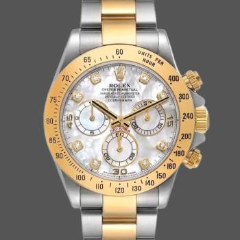 Rolex Cosmograph Daytona 116523 Diamond Mother of Pearl Dial 40mm Mens Watch (w15325631)