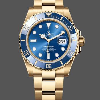 Rolex Submariner Date 116618LB Blue Dial 41mm Mens Watch (w15325644)