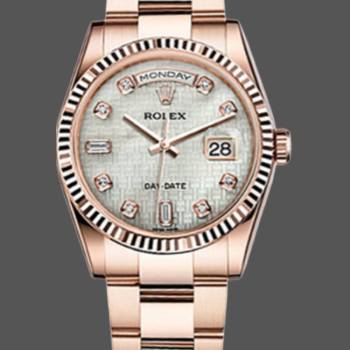 Rolex Day-Date 118235 Mother of Pearl White Dial 36mm Unisex Watch (w15325764)