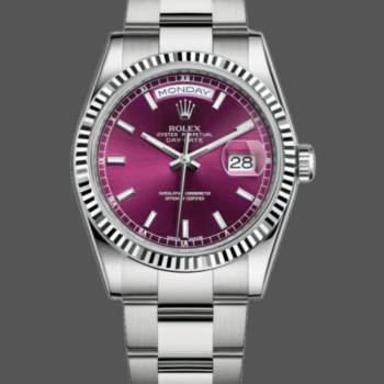 Rolex Day-Date 118239 Cherry Dial white gold 36mm Lady Watch (w15325781)