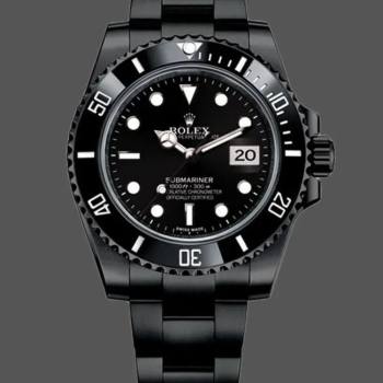 Rolex Submariner Date 116610LN Black Dial Black PVD/DLC Stainless Steel 40MM Mens Watch (w15325880)