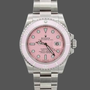 Rolex Submariner Date 116610LN Stainless Steel Oyster 40MM Pink Dial Mens Watch (w15325942)