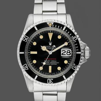 Rolex Submariner 1680 Stainless Steel Case Black Dial 40mm Mens Watch (w15325990)