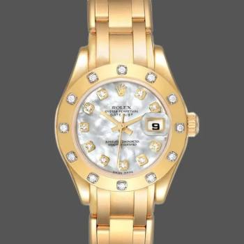 Rolex Pearlmaster 80318 MOP Diamond Dial 29MM Lady Watch (w15326015)
